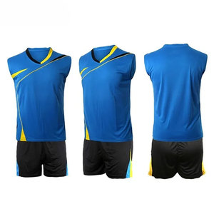 Sus uniformes de voleibol personales con personalización propia, número de equipo y nombre, conjunto corto de camiseta de voleibol sublimada - Product Image 3