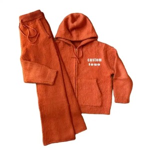 Vente en gros de sweats à capuche vierges avec broderie personnalisée pour hommes sweats à capuche doublés en polaire Sherpa décontracté Streetwear sweat-shirt grande taille pour homme - Product Image 4