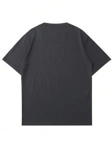 Col décontracté à manches courtes pour hommes Impression numérique de qualité supérieure personnalisée 100% tissu tricoté en coton à séchage rapide - Product Image 2