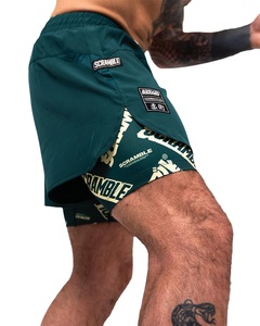 Ropa de artes marciales mixtas con impresión digital a prueba de encogimiento para adultos, ropa de entrenamiento de artes marciales mixtas, pantalones cortos de boxeo para hombres - Product Image 3