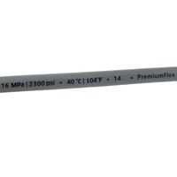 Tuyau de lave-glace PE/PVC gris de longueur personnalisée (10M-100M) pour machines à jet d'égout
