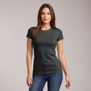 Cómoda camiseta sólida para mujer hecha con tela suave, asegura comodidad, silueta moderna y aspecto clásico para cada ocasión - Product Image 5