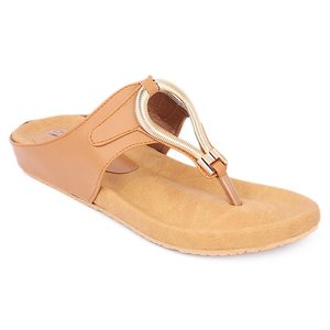 Pantuflas Suaves para Mujer (H6) - Color Mostaza - Product Image 1