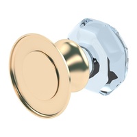 Kenop Pintu Kamar Mandi Modern Mewah 100 MM Satin Kristal Emas Rose Champagne dengan Desain Privasi untuk Pintu Depan Interior