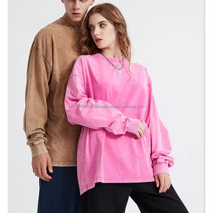 Sudadera Unisex Personalizada de Alta Calidad, MOQ Bajo, Diseño Moderno, Sudadera de Manga Larga, Camiseta de Algodón de Fábrica - Product Image 1