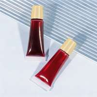 Glaçure à lèvres mate hautement pigmentée 5ml Formes d'huile de tache à lèvres brillantes Caractéristique détachable laissant la couleur de base visible