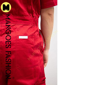 Combinaison de travail pour homme Stay Cool Protected Workzone, logo personnalisé en couleur, légère, imperméable, en coton et soie, manches courtes, conforme aux normes de sécurité ANSI - Product Image 2