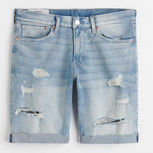 Short en jean vintage pour hommes fabriqué au Pakistan Vente en gros de haute qualité à la mode avec logo personnalisé de différentes couleurs - Product Image 1