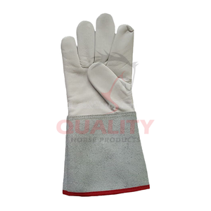 Gant de soudage conçu pour les applications thermiques industrielles Cuir épais résistant au feu avec manchette étendue pour le soudage et le meulage - Product Image 5