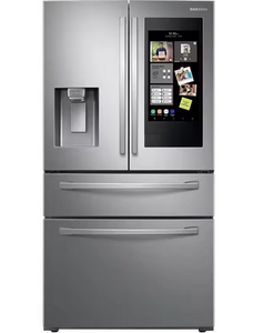 Nuevo refrigerador de puerta francesa de 28 pies cúbicos con pantalla táctil y acero inoxidable - Product Image 2