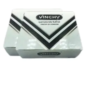 Hot 2024 Brand Vinchy Condones para hombres hechos de látex de caucho natural producto de Tailandia y venta mejor calidad precio directo de fábrica