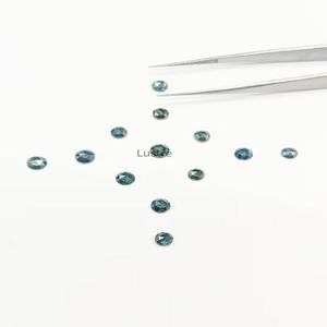 Lustre Rose Cut Diamant Cabochons À Facettes 4MM Diamants En Vrac Étincelant Pendentif Fabrication De Bijoux Perles Tiers Évaluation Indien - Product Image 1