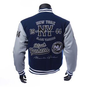 Fabricant personnalisé de patchs de broderie en chenille College Varisty Vestes Bomber de baseball Vestes d'université Letterman Manches en cuir - Product Image 5