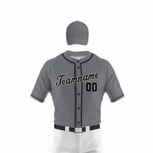 Venta caliente Mejor Diseño Peso Ligero Logotipo Personalizado Impresión Ropa Deportiva Material Uniforme de Béisbol para Hombres - Product Image 3