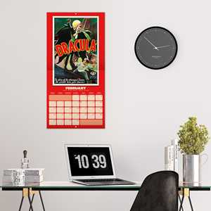 Calendrier mural 2024 des classiques du cinéma science-fiction - Product Image 1