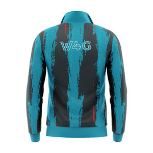 Vêtement de sport unisexe respirant à fermeture éclair intégrale personnalisé, veste bomber à logo imprimé en patchwork brodé, coupe ample, vêtement d'extérieur formel - Product Image 2