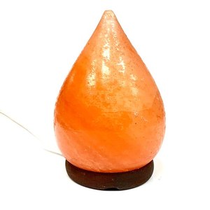 Lampes à sel de l'Himalaya en forme de goutte de larme sous licence Haccp paquet complet cordon électrique et ampoule matière organique - Product Image 2