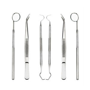 Kit de raspador dental de dentista de primera calidad para eliminación de sarro y placa raspadores dentales y curetas de acero inoxidable autoclavables - Product Image 4