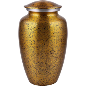 Cremación humana hecha de metal negro con urna de cremación para adultos de recuerdo para cenizas humanas Urnas de entierro funerario Exhibición de urnas de entierro - Product Image 2