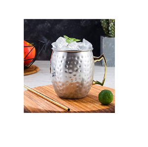 Taza de café moderna de acero inoxidable, vasos aislados con asa y tamaño personalizado, precio barato con venta - Product Image 1