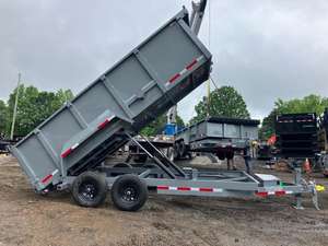 2024 Remorques agricoles TuffDump 7x16 4 pieds 14k 7 tonnes Trailer-D14K7164T à benne basculante - Product Image 4