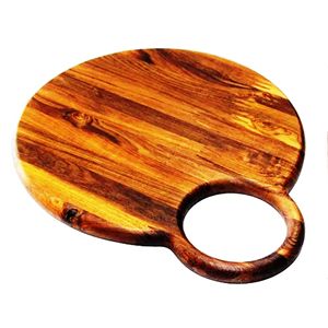 Marrón 16 Mm de espesor 11x9 pulgadas Rectangular liso de madera para picar al por mayor bloques de cortar blancos y marrones hechos en la India - Product Image 4