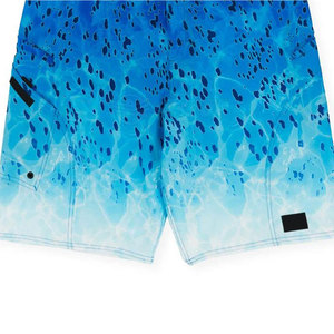 Séchage rapide respiration en plein air été hommes court plage Logo personnalisé recyclable bleu pêche Shorts - Product Image 4
