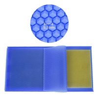 Moule en silicone flexible pour feuilles de cire d'abeille, machine à fabriquer des feuilles de fondation de cire d'abeille en nid d'abeille