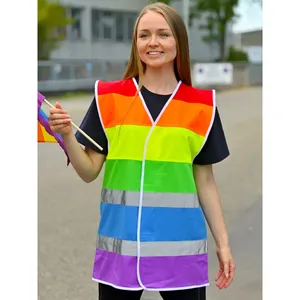 Custom Pride Merchandising <b>Rainbow</b> Vest Promotional Reflective Stickers & <b>Lights</b> - Product Image 4