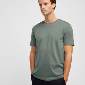 Camiseta de Manga Corta con Cuello Redondo de Algodón para Hombre - Product Image 4