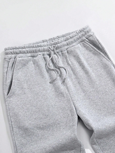 Men Drawstring Waist Sweatpants Solid <b>Elastic</b> Waist Sweatpants Manufacturer Fleece Joggers Men Sweatpants Autumn Men Sweat Pants - Product Image 3