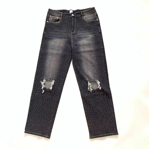Trimpo Sports Nouveaux Jeans en Denim Premium Taille Haute pour Hommes, Vente en Gros, Écologiques, Respirants, Imprimés Personnalisés, Tenue Décontractée - Product Image 2