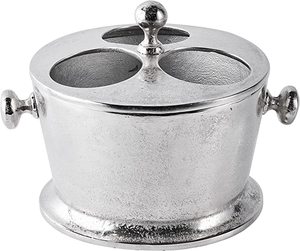 Seau refroidisseur de vin de glace dernière conception avec boucles et poignées fait à la main de haute qualité fini antique seau à glace refroidisseur de vin - Product Image 3