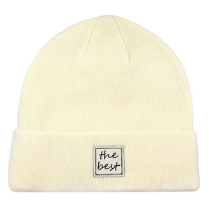 Unisex Customized <b>Winter</b> Knit Beanie with 3D Embroidery Logo Designer Leather Patch Fishing Beach Cycling Business Daily Use2025 - Product Image 2