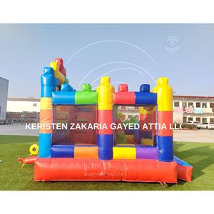 Castillo Inflable de PVC con Logotipo Personalizado Mico, Bloques de Construcción Inflables, Tobogán, Parque de Diversiones Infantil al Aire Libre, Castillo de Brinco, 300 500 kg - Product Image 4