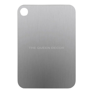 Planche à découper en métal de haute qualité Planche à fromage en acier inoxydable Forme rectangulaire en métal brillant Planche à découper polie - Product Image 3