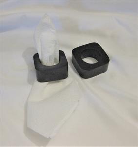 Anneaux de serviette en résine, restaurant, mariage, fête, décoration de table, fabrication artisanale, anneaux de serviette en résine personnalisés - Product Image 1