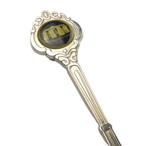 Recuerdos promocionales Mini cuchara de metal Aleación de zinc Acero inoxidable Cuchara de metal personalizada Logotipo - Product Image 5