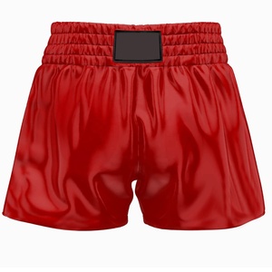 Pantalones cortos de Muay Thai de calidad superior logotipo personalizado sublimado puede ser transferencia pantalones cortos personalizados adultos Kickboxing pantalones cortos transpirables - Product Image 3