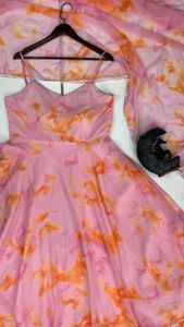 Bas prix élégant vêtements ethniques Premium coton imprimé anarkali décontracté fête Festival porter Kurta Kurti Palazzo pantalon Dupatta ensemble - Product Image 3