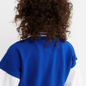 Veste de baseball universitaire pour femme de haute qualité, couleur personnalisable, logo, respirante, écologique, matelassée en nylon, laine/cuir - Product Image 3