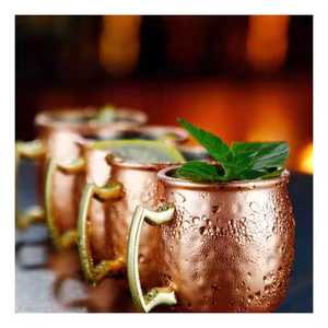 Customize High Quality Manufacturer Moscow Mule Copper <b>Mug</b> Antique Copper Beer <b>Mugs</b> Hammered Copper <b>Mugs</b> - Product Image 3