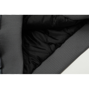 Chaqueta de Béisbol Americana Retro de Otoño con Cremallera Completa y Estampado de Calavera y Esqueleto Personalizado, Chaqueta Vintage de Algodón para Hombre - Product Image 6