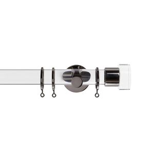 Elegante soporte de cortina de acrílico para cortinas de ventana de lujo con excelente artesanía y claridad - Product Image 1