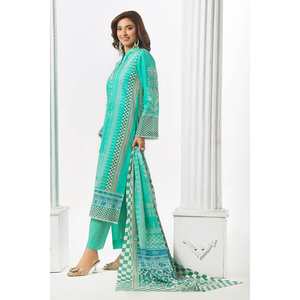 Conjunto de traje de jardín verde de 3 piezas sin coser para mujer - Product Image 2