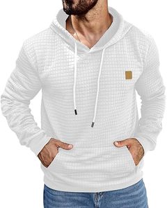 Sweat à capuche pour hommes à la mode avec un design de pull moderne capuche à cordon réglable à manches longues tenue confortable pour le style automne hiver - Product Image 3