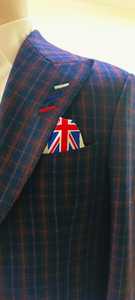 Trajes de negocios para hombre de lana a medida 100%, plisados planos con botones de un solo pecho, cuello redondo, mangas completas, transpirable Premium hecho a mano - Product Image 6