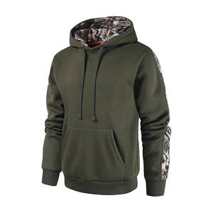 Sudadera con Capucha de Punto Grueso, Holgada, de Invierno, para Hombre, Mezcla de Poliéster/Algodón, Personalizada al por Mayor con Impresión Personalizada - Product Image 1