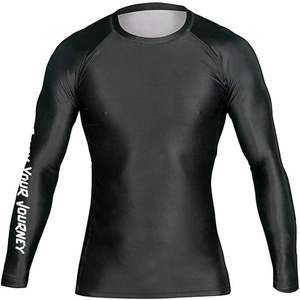 Rashguard de fitness impreso sublimado personalizado para entrenamiento de MMA compresión Rash Gaurd - Product Image 2
