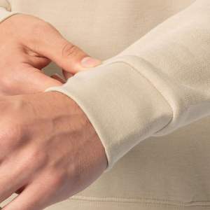 Sudadera de gran tamaño personalizada, jersey de cuello redondo de algodón, ropa de calle con hombros caídos, ajuste holgado, moda para hombre - Product Image 5